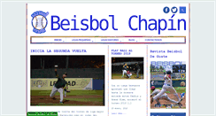 Desktop Screenshot of beisbolchapin.com